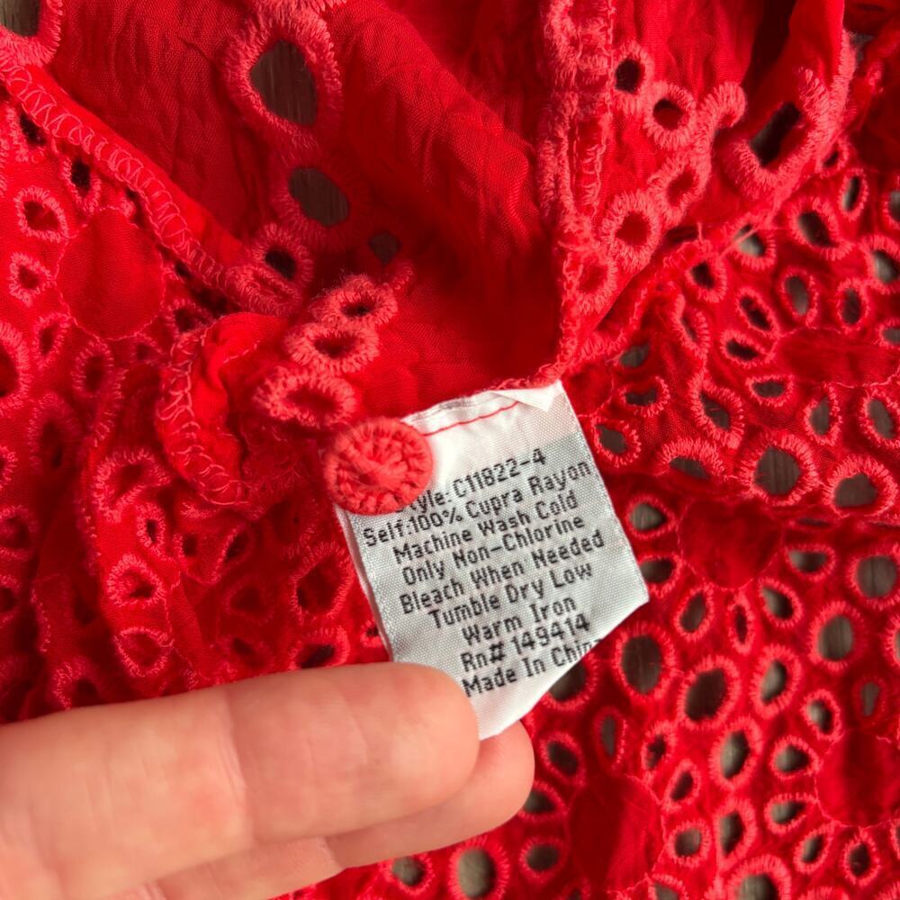 NWT Johnny Was Xanthos Rae Eyelet Blouse XS​​ - Picture 6 of 6